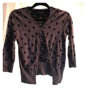 Polka dot cardigan